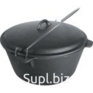 Казан с крышкой 6 л, чугун, P.L. Proff Cuisine