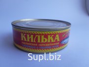 Килька каспийская неразделанная обжаренная в томатном соусе ж/б ГОСТ 16978-2019