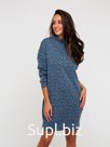 123-1BLU Платье трикотажное (46)