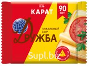 Плавленый сыр слайсы 130г (Дружба, Янтарь, Сливочный, Чизбургер)