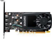 Видеокарта профессиональная PNY Nvidia Quadro P620 2GB GDDR5, 128-bit, PCIEx16 2.0, mini DP 1.4 x4, Active cooling, TDP 40W, LP, Bulk