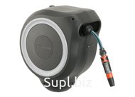 Катушка со шлангом настенная автоматическая RollUp S (белый цвет)