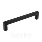Ручка-скоба CAPPIO SQUARE RSC008, нержавеющая сталь, м/о 160 мм, цвет черный, 4 шт.