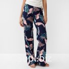 Брюки женские прямые KAFTAN "Tropical dream" р. 56-58