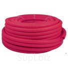 Гофротруба лег. ПНД 32 мм с пр. (красная)(50м.), м