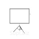 Экран на треноге Deluxe DLS-T244x183W, Раб. поверхность 244х183 см.