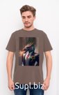 Майка VOSQ. Цвет: Кофейный. Артикул: AW23-FUM304