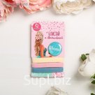 Резинки для волос и значок «Блистай» набор, 3 шт.