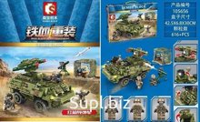 Конструктор 105656 Block Боевая машина пехоты 616 дет. в кор. 42.5х6.8х30см