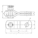 Промежуточные звенья типа ПРТ 160x1.145x120 мм ПРТ-12-1