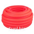 Гофротруба лег. ПНД 40 мм с пр. (красная)(25м.), м