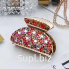 Краб для волос "Скерцо" 6 см звёзды дуга