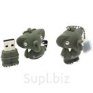 Память Smart Buy "Wild series" Слоник 16GB, USB 2.0  Flash Drive, серый