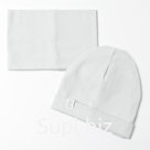 Шапка детская со снудом «Крошка Я», размер 48, серая