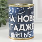 Копилка для денег «Банка. На новый гаджет», металл