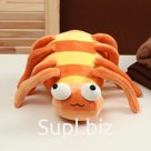 Мягкая игрушка «Паук», оранжевый, 27 см