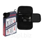 Набор инструментов ТУНДРА, подарочный чехол с карабином, 19 предметов