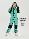 Kombinson, spring-autumn, mint bear, art. 210 (122 cm)