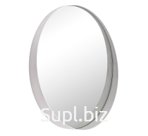 5057-Z2 (1) Зеркало интерьерное настенное в круглом корпусе из металла, d=50,5см, белый
