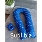 Подушка для беременных Bio-Textiles «U Комфорт» и подушка для младенцев «Малютка», цвет синий