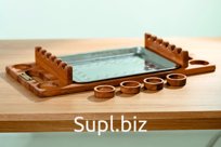 ДУБОВЫЙ ПОДНОС ДЛЯ ШАШЛЫКА