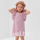 Платье для девочки MINAKU: Cotton Collection, розовое, рост 98 см