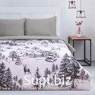 Покрывало "Этель" 2 сп Winter forest, 180х210 см, микрофибра