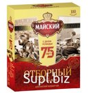 Чай чёрный «Майский» Отборный, 100 пакетиков