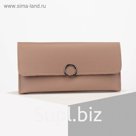 Кошелёк на магните, цвет коричневый