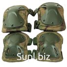Военные наколенники и налокотники (камуфляж Росгвардии "Мох")