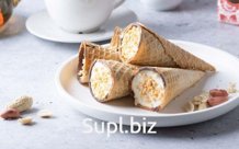 Печенье Рожок с суфле с арахисом Миниформат