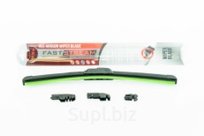 Щетка стеклоочистителя "Fast Stream", бескаркасная 14"/35 см, 3 адаптера, с графитом