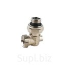 Узел подключения радиатора Ogint 022-4723, 1/2"x3/4, PN 10, раздельный, угловой