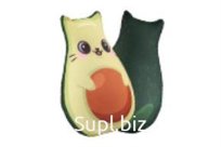Игрушка-антистресс Авокадо-кот 30 см Артикул: МТ10022_вывод