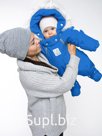 Kombinozon-convert "transformer", heavenly blue, 163shm/2 (80 cm)