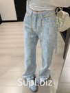 Брендовые Джинсы с уникальным узором LV