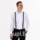 Подтяжки взрослые, ширина 2.5 см, разноцветная