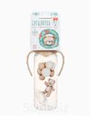 Новогодняя бутылочка для кормления «Baby Bear» 250 мл, цилиндр, бежевый Mum&amp;Baby