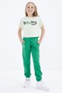 Спортивные брюки девушка :75051 YESIL
