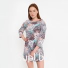 Туника женская «Мираж» цвет кофейный, размер 52