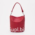 Сумка-мешок на молнии, цвет красный