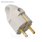 Вилка PROCONNECT, с кольцом, 16 А, с з/к, 11-8505