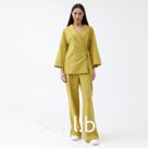 Костюм женский (жакет и брюки)  MIST р. 50, охра