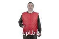 ЖИЛЕТ УТЕПЛЕННЫЙ НА ФЛИСЕ "ЭКО" КРАСНЫЙ