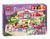 Конструктор BELA 10162 Френдс Кафе в городском парке 221 дет. 37х26х5см