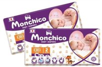Детские подгузники Monchico standart №2 / 1 x 38