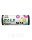 Мешки для мусора Пакман ПНД в рулоне 30 л 30 шт Артикул: 32533