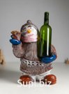 Подставка под бутылку "Снеговик" 40х28х19 см