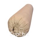 Iyengar Yoga Bolster, Wool, with Linen Cover, 75cm