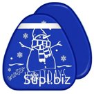 Sled-ice with print 52*54 cm blue Article: МТ13417